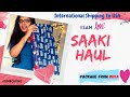 INDIA Package || SAAKI Shopping || USA Shipping || USA Telugu Vlogs