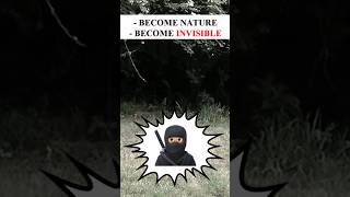 NINJUTSU TRAINING 🥷🏻‼️ How To HIDE like a NINJA using UZURAGAKURE ✅ Hiding Techniques #Shorts