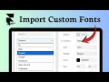 How to add fonts to Framer (Quick Typography)
