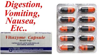 Vitazyme Capsule Benefits, Dosage, Side Effects | Fungal Diastase, Lactic acid Bacillus |East India