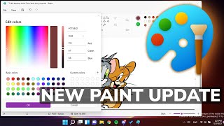 New Paint App Update in Windows 11