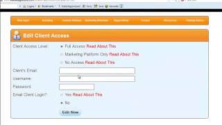 How To Edit Client Access