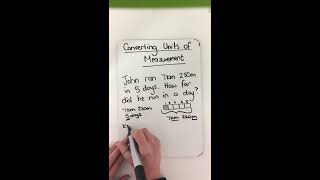 Converting Units of Measurement in a Word Problem.