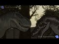 v.rex vs spinosaurus animation part 2 3