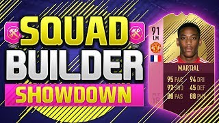 FIFA 18 SQUAD BUILDER SHOWDOWN!!! 91 RATED FUTTIES MARTIAL!!! Anthony Martial FUTTIES Winner