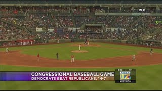 Leaders from both sides of the aisle compete in annual Congressional baseball game