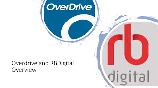Overdrive and RBDigital: Overview and how to sign up.