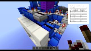 Minecraft Tutorial: Set Up Combination (Tiny Combo Lock)