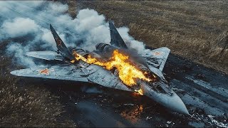 TODAY! 15 Ukrainian F-16's shot down Russia's most expensive SU-57 in the Crimea airspace!