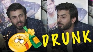 Pakistani Actor Fawad Khan CAUGHT DRUNK At Kapoor And Sons Press Conference