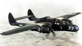 米国陸軍夜間戦闘機 ノースロップ P-61 ブラックウィドウ