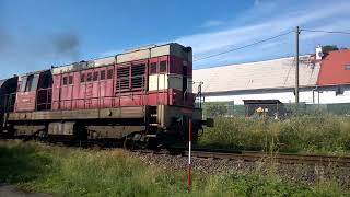 Rozjezd kocoura / Czech Diesel locomotive start