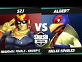 SWT NA West Group C - S2J (Captain Falcon) Vs. Albert (Falco) SSBM Smash Melee Tournament