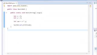 Java Programming: 5 - Basic Math