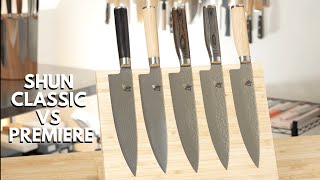 Shun Classic vs Premier | Chef's Knives and Series Comparison