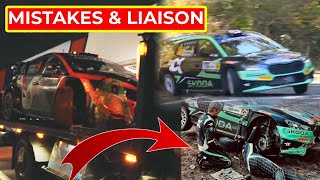 🇯🇵 Rally Japan 2024 | Mistakes \u0026 Tarmac Attack, Liaison | 事故・連絡先 笠置～根の上高原～恵那【ラリージャパン2024】