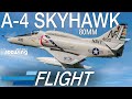 2 Flights on the Freewing A-4 Skyhawk High-Performance EDF Jet - Motion RC