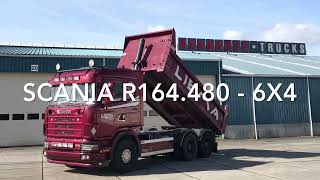 Degroote Trucks: Scania R164.480 - 6x4 - double use as tractor head and tipper for sale