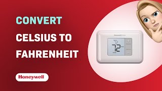 How to Convert Honeywell RTH5160D1003/E Thermostat from Celsius to Fahrenheit