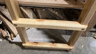 Simple but safe Wooden ladder design DIY jak zrobić drabinę z drewna?