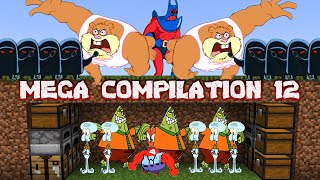 Minecraft Speedrunners VS Hunters - Mega Compilation №12