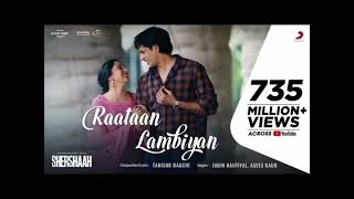 Raataan Lambiyan (Lyrics) | Jubin Nautiyal | Asees Kaur | Tanishk Bagchi