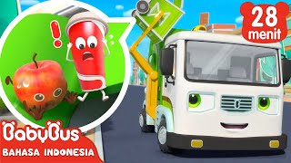 Lagu Truk Sampah Anak | Lagu Anak Pencerahan | Lagu Kendaraan | Lagu Anak | BabyBus Bahasa Indonesia