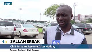 ICYMI: Civil Servants Resume After Holiday  | TRUST TV