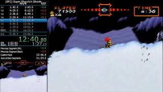 Super Ghouls'n Ghosts Speedrun 1 loop in 16:16(15:10)　超魔界村RTA（１周）16分16秒（15分10秒）20190910