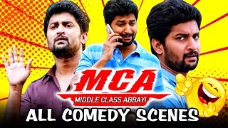 MCA Movie All Comedy Scene In Hindi Dubbed | Sai Pallavi & Nani Best Comedy Scene