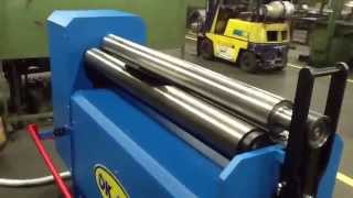 Plate roll / Sheet metal roller / Plate roll bending / Rundbiegemaschine Motor / Hengerítőgép