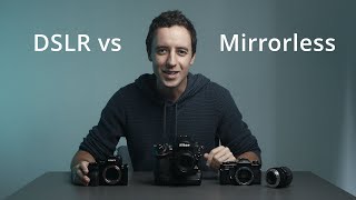 SLR vs DSLR vs Mirrorless