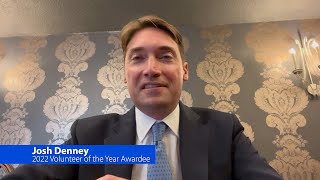 Josh Denney, 2022 Volunteer of the Year Awardee