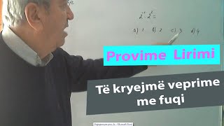 provime lirimi/ Të kryejmë veprime me fuqi