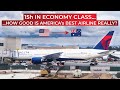 BRUTALLY HONEST | 15h Overnight Trans-Pacific Flight in Delta's brand-new Economy Class!