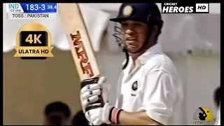 4K Sachin's 1st 100 against Strongest Pakistan bowling attack