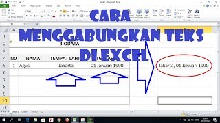 Cara Menggabungkan Teks di Excel