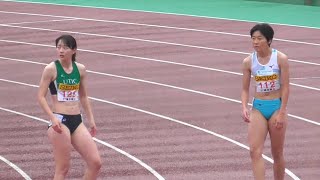 予選  女子グランプリ100m  織田記念陸上2023