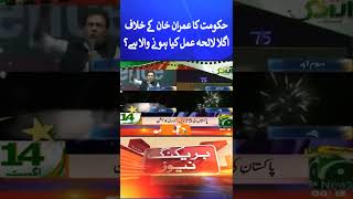 What are the next plans of government against Imran Khan? - #shorts