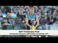 port adelaide v north melbourne 2007 preliminary final friday flashback