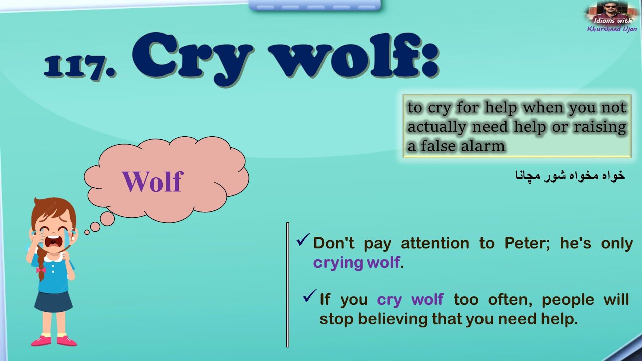 Cry Wolf Meaning | Learn Idioms - YouTube