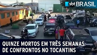 Quinze mortos em três semanas de confrontos no Tocantins | SBT Brasil (02/05/23)