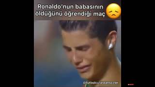 Ronaldo’nun en üzücü maçı