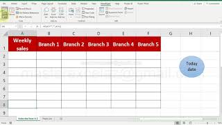 Today date for weekly sales format | VBA Tutorial | simple vba code in excel