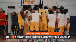 NYC boys high school basketball championship cancelled | New York Got Game