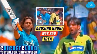 MS Dhoni's EPIC Reply | Afridi & Rana Naved Tried to Abuse Dhoni & Paid a Heavy Price !!