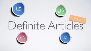 French definite articles - basic French