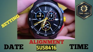 Date, Time setting and Alignment Swatch SUSB416