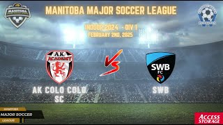 February 2nd WSF Div 1 AK Colo Colo SC vs SWB