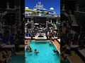 Carnival Venezia Lido deck pool on embarkation day #carnivalcruise #funship #carnivalvenezia